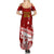 Personalised Tonga King Tupou I Day Summer Maxi Dress Tongan Ngatu Pattern With Crown LT14 - Polynesian Pride