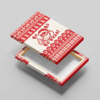 Red Mele Kalikimaka Hawaii Canvas Wall Art Funny Ho Ho Ho Santa Shaka - Polynesian Pride