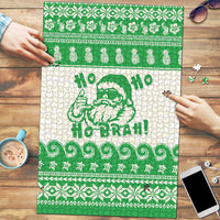 Green Mele Kalikimaka Hawaii Puzzle Funny Ho Ho Ho Santa Shaka - Polynesian Pride
