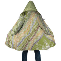 Green Palaka Hawaii Leis Cloak Hawaiian-plaid Elegant Tropical Vibes - Polynesian Pride