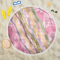 Pink Palaka Hawaii Leis Beach Blanket Hawaiian-plaid Elegant Tropical Vibes - Polynesian Pride