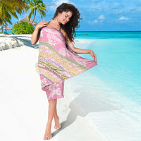 Pink Palaka Hawaii Leis Sarong Hawaiian-plaid Elegant Tropical Vibes - Polynesian Pride