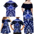 Tonga Tupou College And Queen Salote College Family Matching Off Shoulder Maxi Dress and Hawaiian Shirt Tongan Ngatu Pattern LT14 - Polynesian Pride