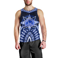 Tonga Tupou College And Queen Salote College Men Tank Top Tongan Ngatu Pattern LT14 - Polynesian Pride