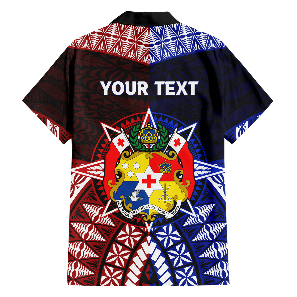 Personalised Tupou College And Kolisi Tonga Atele Hawaiian Shirt Tongan Ngatu Pattern LT14 - Polynesian Pride