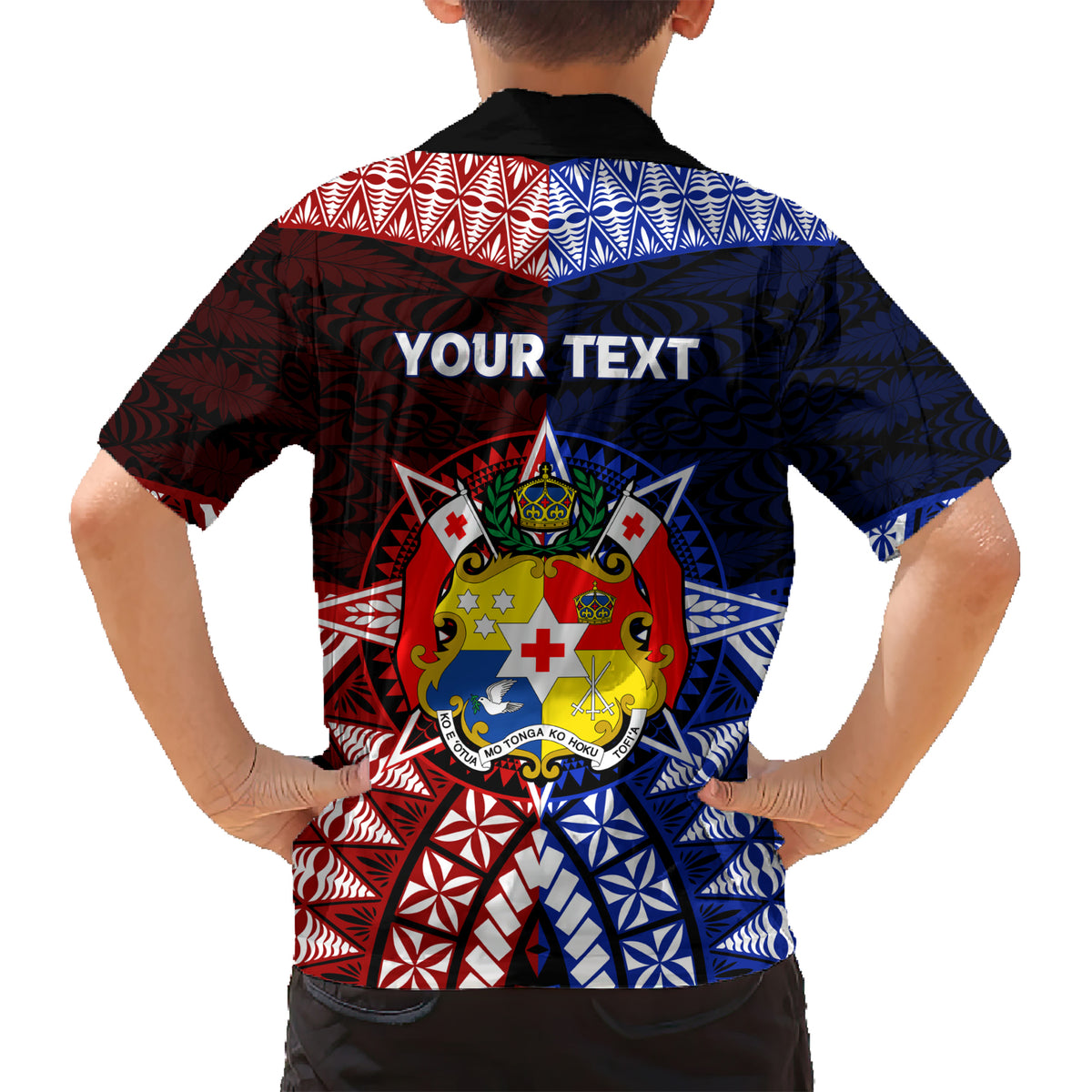 Personalised Tupou College And Kolisi Tonga Atele Hawaiian Shirt Tongan Ngatu Pattern LT14 - Polynesian Pride