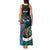 Personalised Valentine's Day New Zealand Tank Maxi Dress Tui Bird Couple Kowhaiwhai Mix Pohutukawa