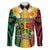 Vanuatu Independence Day Family Matching Long Sleeve Bodycon Dress and Hawaiian Shirt Long God Yumi Stanap Happy 45th Anniversary LT14