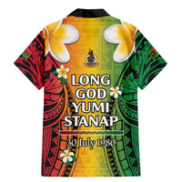 Vanuatu Independence Day Family Matching Mermaid Dress and Hawaiian Shirt Long God Yumi Stanap Happy 45th Anniversary LT14 - Polynesian Pride