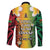 Vanuatu Independence Day Family Matching Off The Shoulder Long Sleeve Dress and Hawaiian Shirt Long God Yumi Stanap Happy 45th Anniversary LT14
