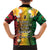 Vanuatu Independence Day Family Matching Short Sleeve Bodycon Dress and Hawaiian Shirt Long God Yumi Stanap Happy 45th Anniversary LT14