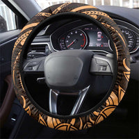 Aloha Hawaii Lanai Island Steering Wheel Cover Pineapple Isle Map Sea Turtle Plumeria