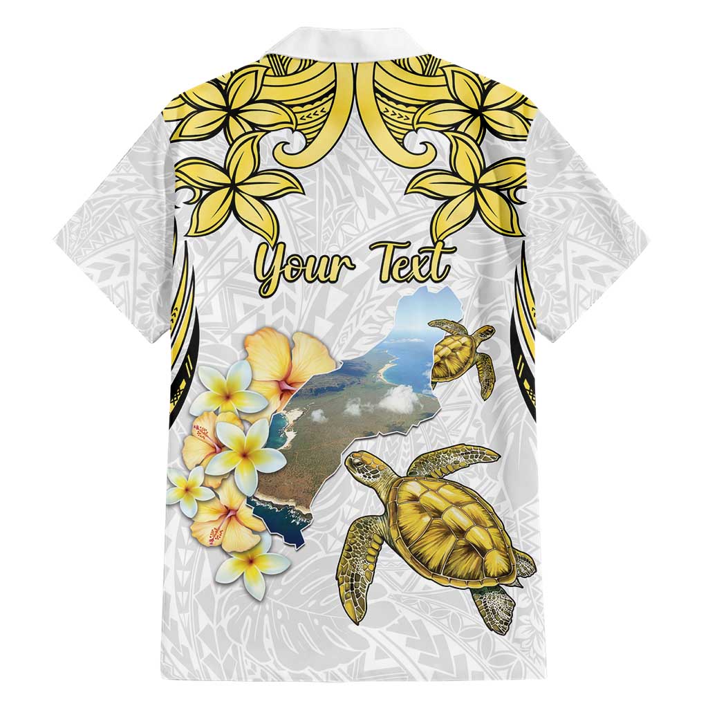 Personalised Aloha Hawaii Niihau Island Hawaiian Shirt Forbidden Isle Map Shell Lei