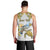 Personalised Aloha Hawaii Niihau Island Men Tank Top Forbidden Isle Map Shell Lei