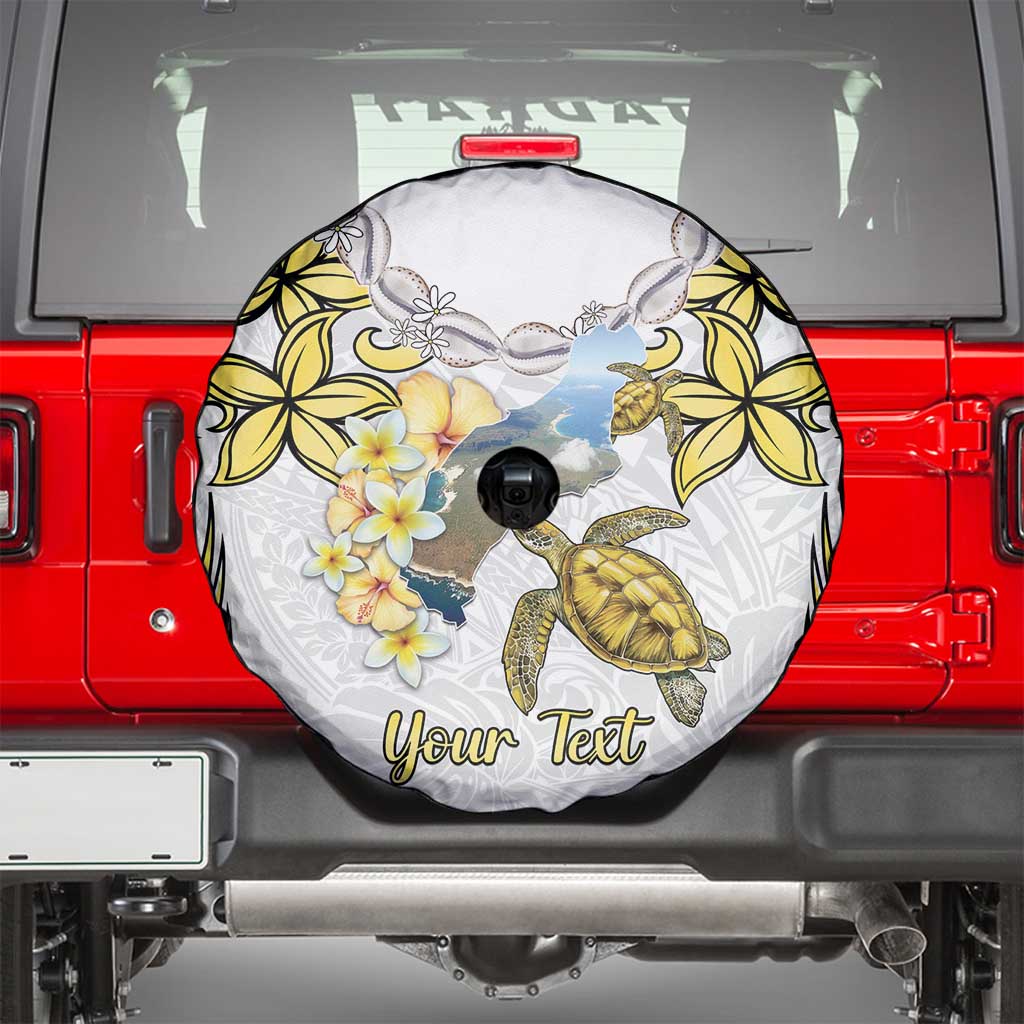 Personalised Aloha Hawaii Niihau Island Spare Tire Cover Forbidden Isle Map Shell Lei
