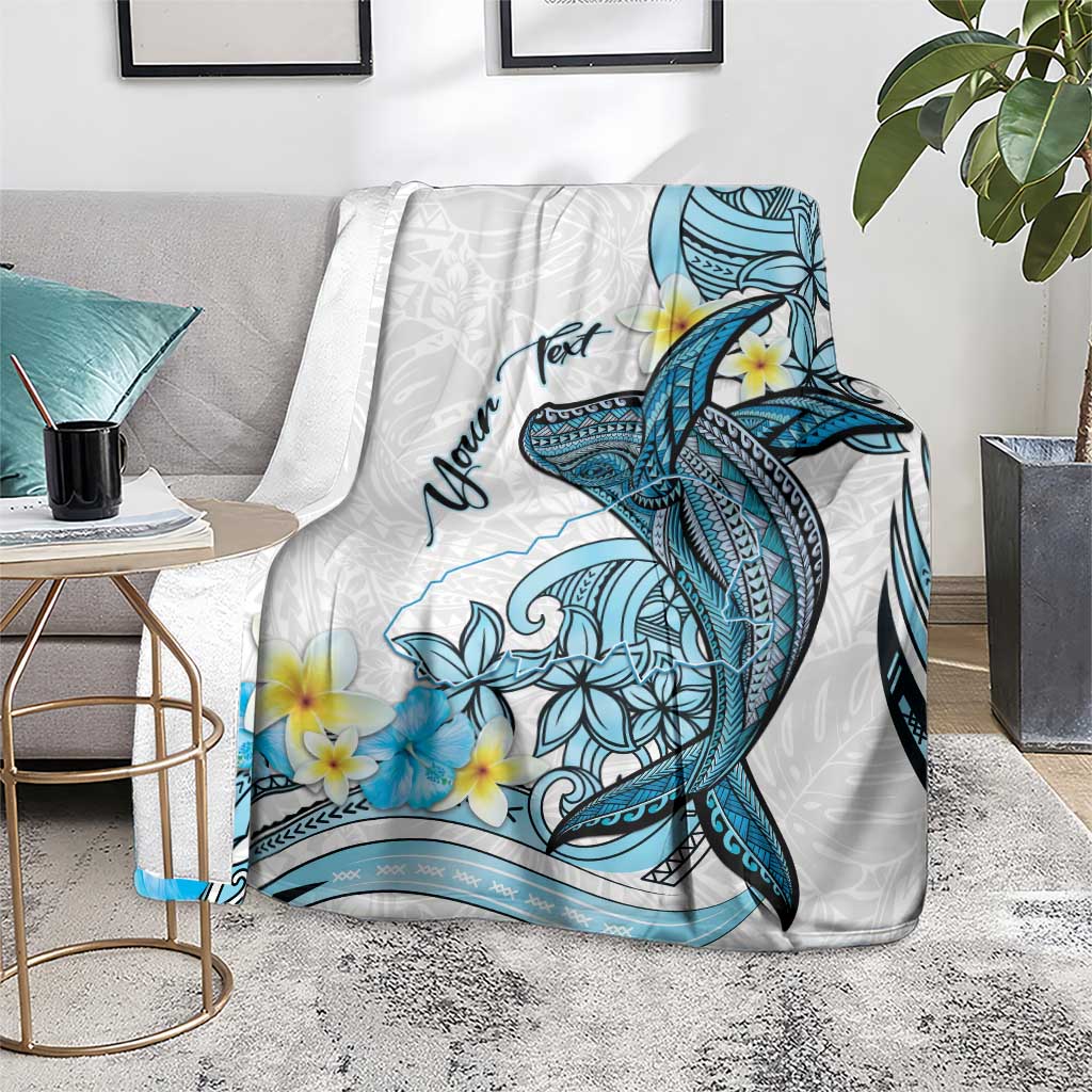 Personalised Aloha Hawaii Kahoolawe Island Blanket Target Isle Map With Humpback Whale