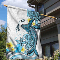 Personalised Aloha Hawaii Kahoolawe Island Garden Flag Target Isle Map With Humpback Whale