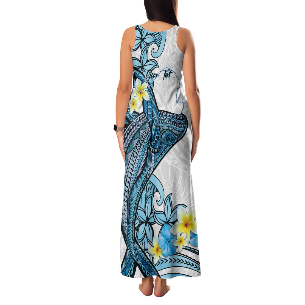 Personalised Aloha Hawaii Kahoolawe Island Tank Maxi Dress Target Isle Map With Humpback Whale