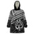 Matariki New Zealand Wearable Blanket Hoodie Maori New Year Tiki Black Version LT14