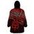 Matariki New Zealand Wearable Blanket Hoodie Maori New Year Tiki Red Version LT14