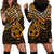 Matariki New Zealand Hoodie Dress Maori New Year Tiki Gold Version LT14