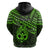 Matariki New Zealand Hoodie Maori New Year Tiki Green Version LT14