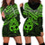 Personalised Matariki New Zealand Hoodie Dress Maori New Year Tiki Green Version LT14