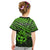 Personalised Matariki New Zealand Kid T Shirt Maori New Year Tiki Green Version LT14
