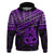 Matariki New Zealand Hoodie Maori New Year Tiki Purple Version LT14