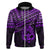 Matariki New Zealand Hoodie Maori New Year Tiki Purple Version LT14