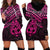 Personalised Matariki New Zealand Hoodie Dress Maori New Year Tiki Pink Version LT14