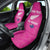 Custom New Zealand Silver Fern Rugby Car Seat Cover Go Aotearoa - Pink Version