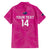 Custom New Zealand Silver Fern Rugby Family Matching Summer Maxi Dress and Hawaiian Shirt Go Aotearoa - Pink Version