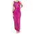 Custom New Zealand Silver Fern Rugby Family Matching Tank Maxi Dress and Hawaiian Shirt Go Aotearoa - Pink Version