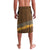 Personalised Tonga Language Week Lavalava Malo e Lelei Tongan Ngatu Pattern - Brown