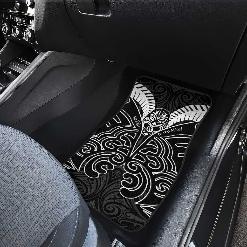 Kia Kaha Te Reo Maori Car Mats Aotearoa Hei Tiki With Hongi