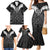 Kia Kaha Te Reo Maori Family Matching Mermaid Dress and Hawaiian Shirt Aotearoa Hei Tiki With Hongi