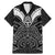 Kia Kaha Te Reo Maori Family Matching Mermaid Dress and Hawaiian Shirt Aotearoa Hei Tiki With Hongi