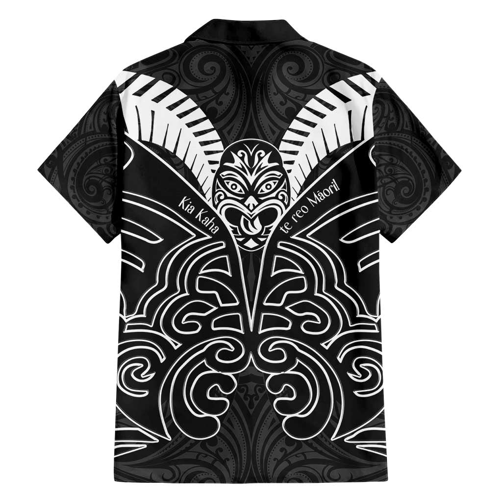 Kia Kaha Te Reo Maori Family Matching Short Sleeve Bodycon Dress and Hawaiian Shirt Aotearoa Hei Tiki With Hongi LT14 - Polynesian Pride