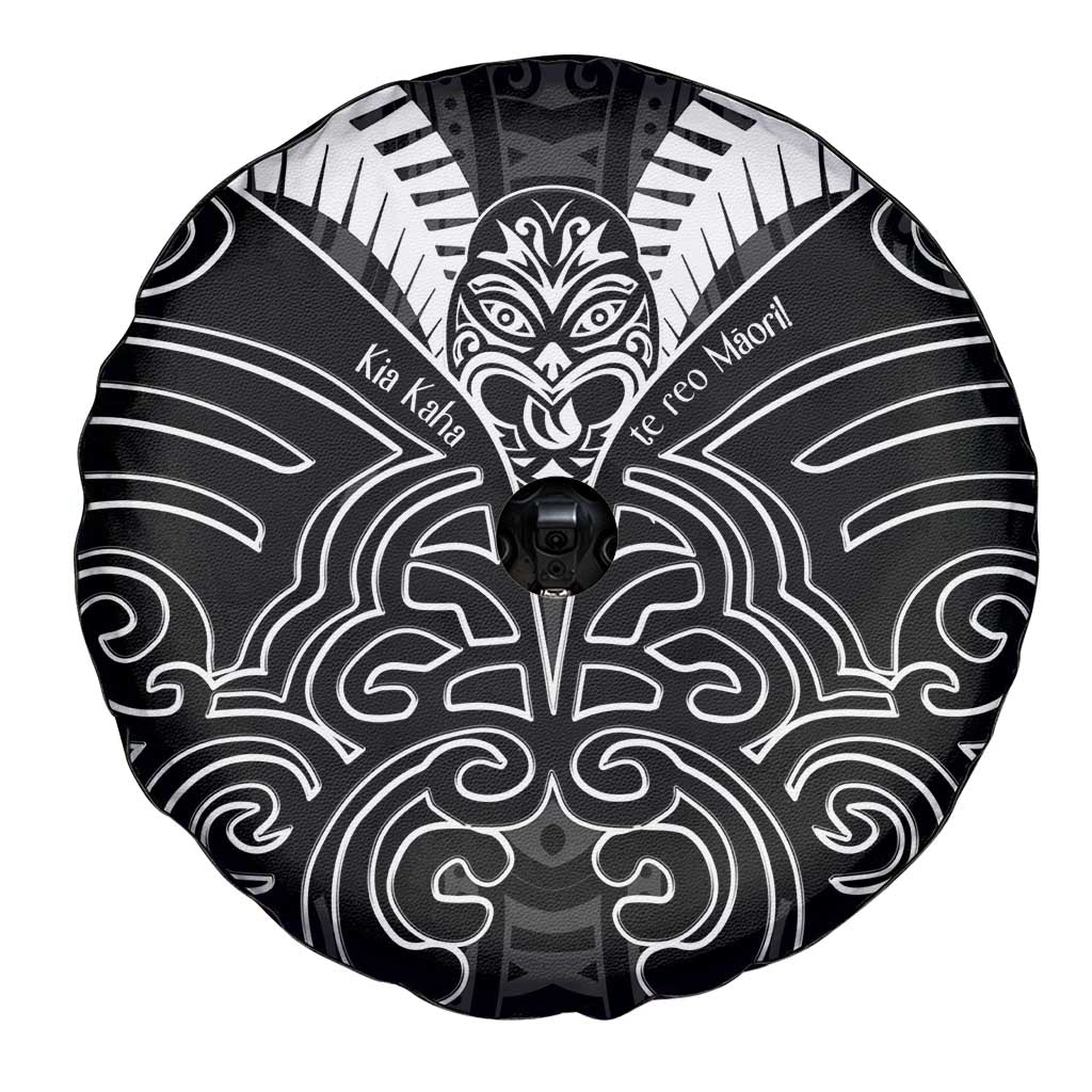 Kia Kaha Te Reo Maori Spare Tire Cover Aotearoa Hei Tiki With Hongi