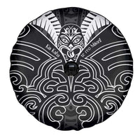 Kia Kaha Te Reo Maori Spare Tire Cover Aotearoa Hei Tiki With Hongi