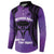 Personalised New Zealand Suffrage Day Button Sweatshirt Maori Tattoo Galaxy Vibe - Polynesian Pride
