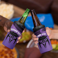 Personalised New Zealand Suffrage Day 4 in 1 Can Cooler Tumbler Maori Tattoo Galaxy Vibe - Polynesian Pride