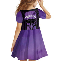 Personalised New Zealand Suffrage Day Family Matching Off The Shoulder Long Sleeve Dress and Hawaiian Shirt Maori Tattoo Galaxy Vibe - Polynesian Pride