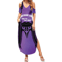 Personalised New Zealand Suffrage Day Family Matching Summer Maxi Dress and Hawaiian Shirt Maori Tattoo Galaxy Vibe - Polynesian Pride