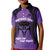 Personalised New Zealand Suffrage Day Kid Polo Shirt Maori Tattoo Galaxy Vibe - Polynesian Pride