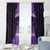 Personalised New Zealand Suffrage Day Window Curtain Maori Tattoo Galaxy Vibe - Polynesian Pride