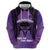 Personalised New Zealand Suffrage Day Zip Hoodie Maori Tattoo Galaxy Vibe - Polynesian Pride