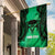 Personalised Moko Kauae New Zealand Garden Flag Maori Chin Tattoo Green - Polynesian Pride