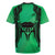 Personalised Moko Kauae New Zealand Rugby Jersey Maori Chin Tattoo Green - Polynesian Pride